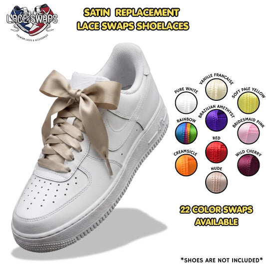 Flat Premium Quality Satin Shoelaces