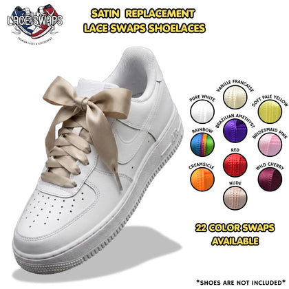 Flat Premium Quality Satin Shoelaces