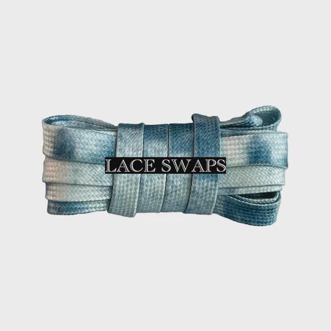 Flat Denim Print Shoelaces