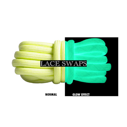 Glow In The Dark Classic Rope Shoelaces