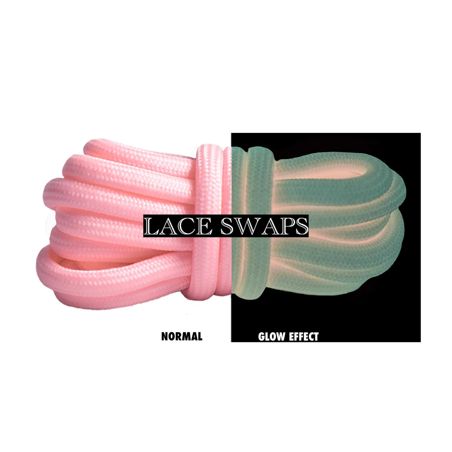 Glow In The Dark Classic Rope Shoelaces