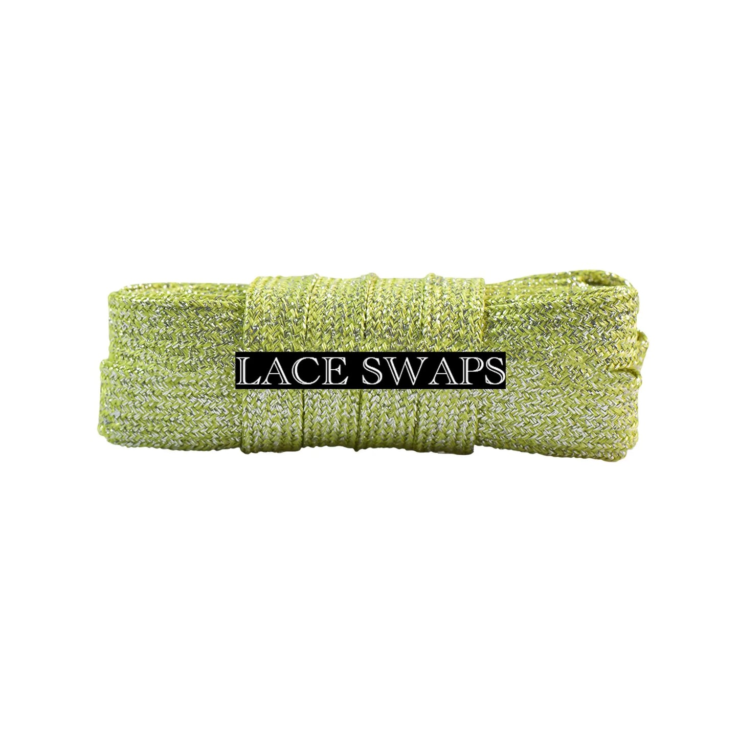 Flat Glitter Wide Shoelaces