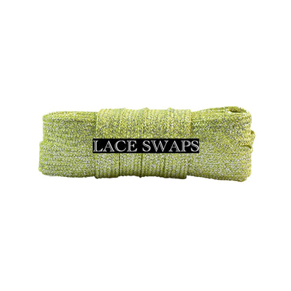 Flat Glitter Wide Shoelaces