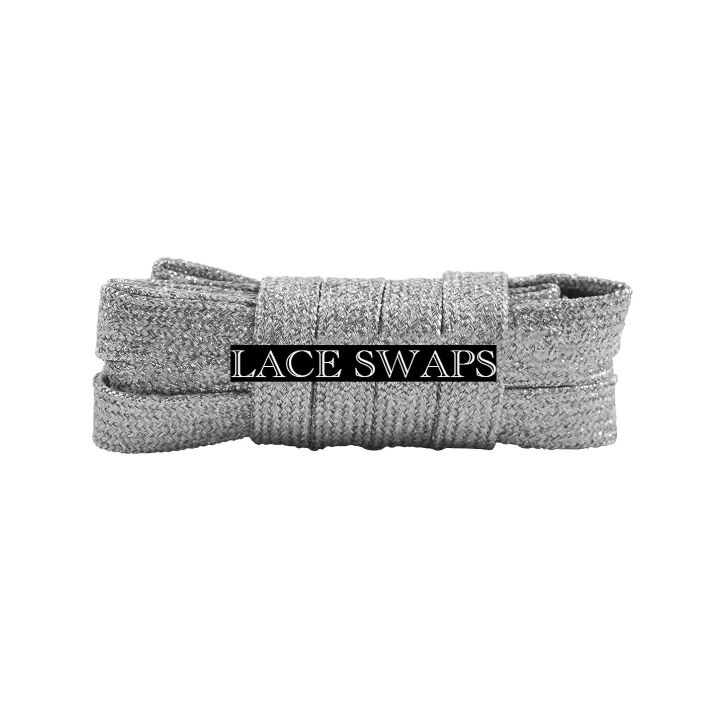 Flat Glitter Wide Shoelaces