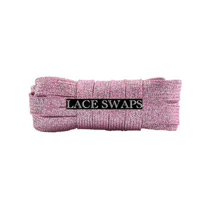 Flat Glitter Wide Shoelaces