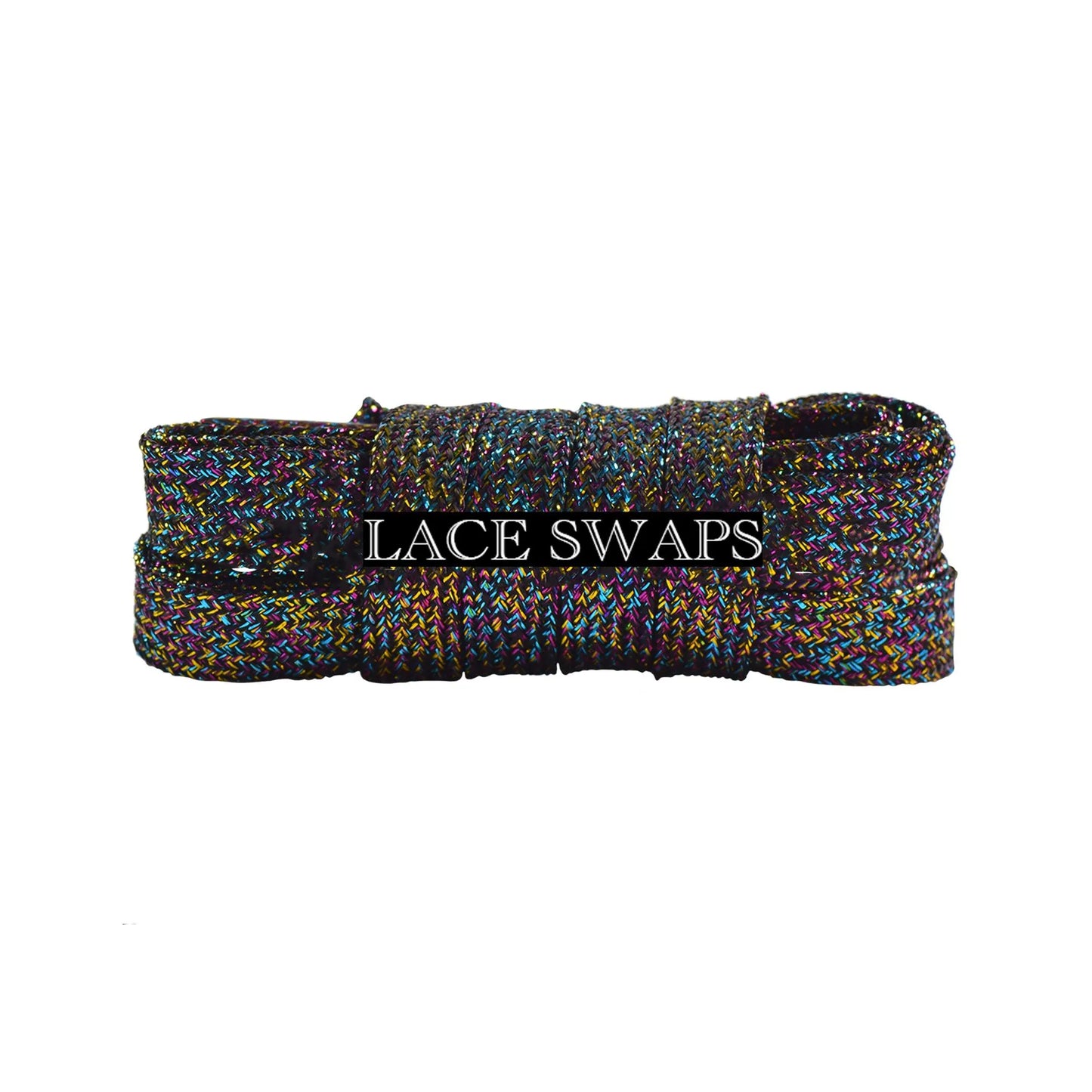 Flat Glitter Wide Shoelaces