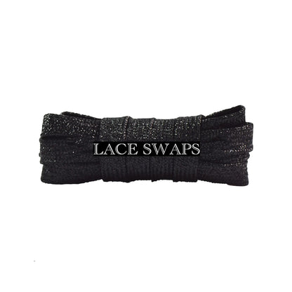 Flat Glitter Wide Shoelaces