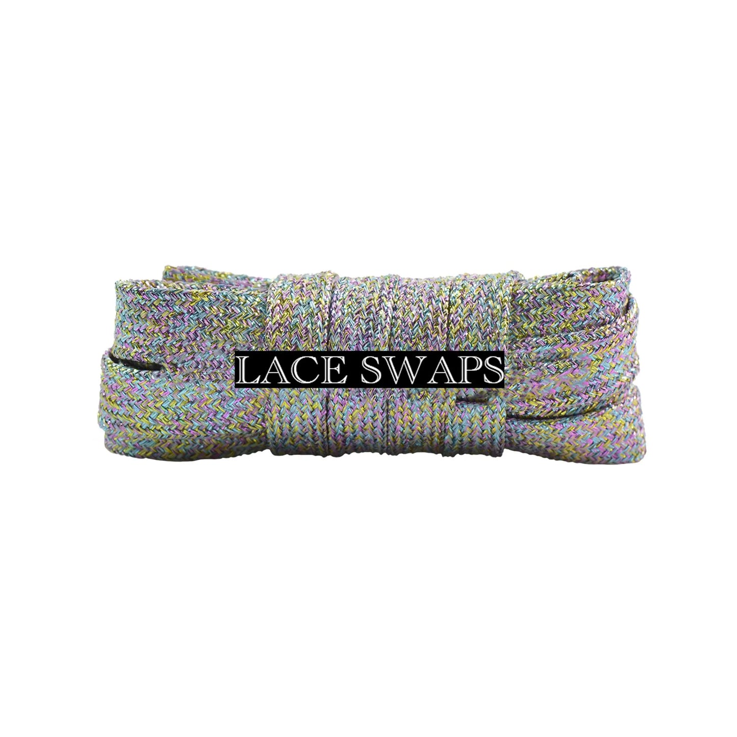 Flat Glitter Wide Shoelaces