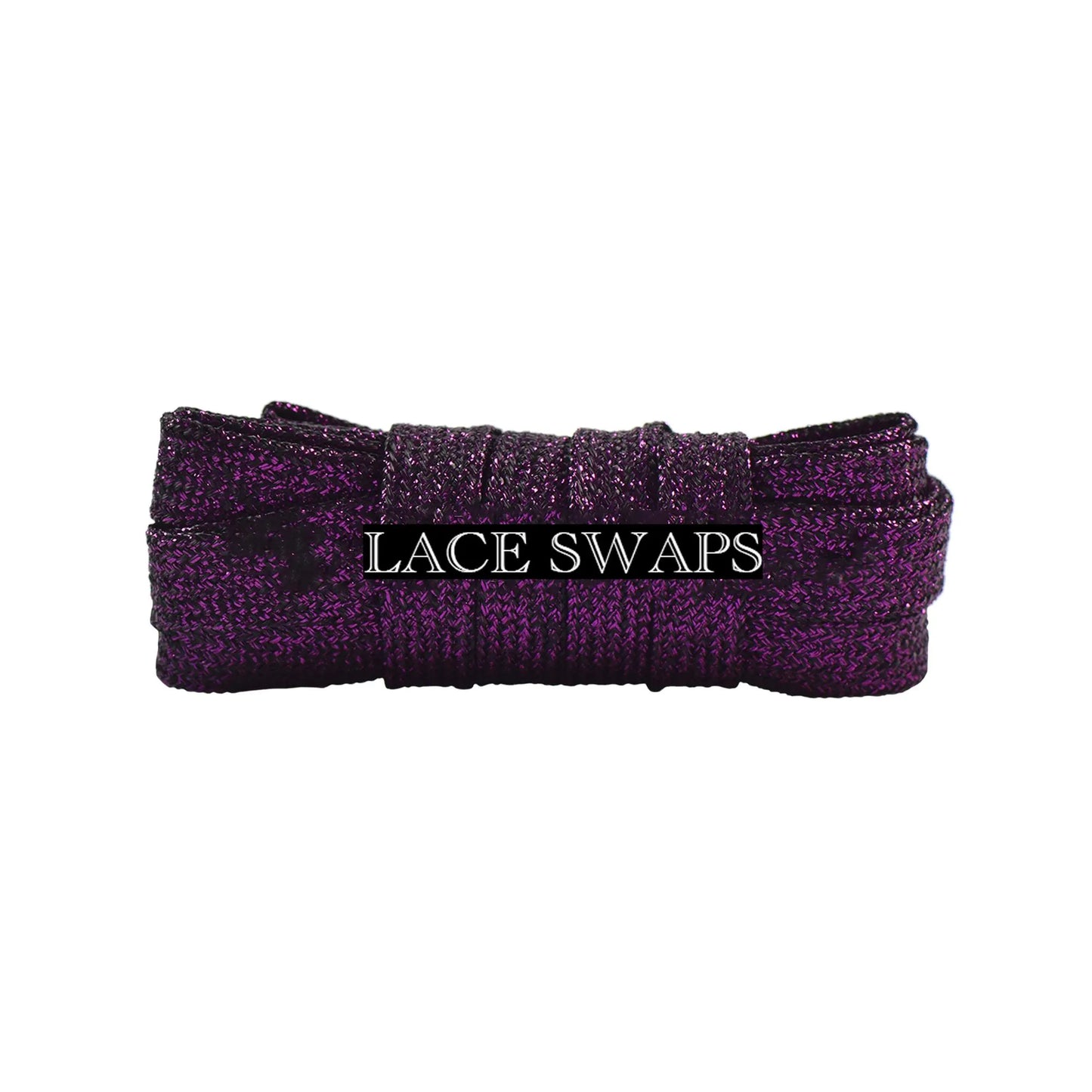 Flat Glitter Wide Shoelaces