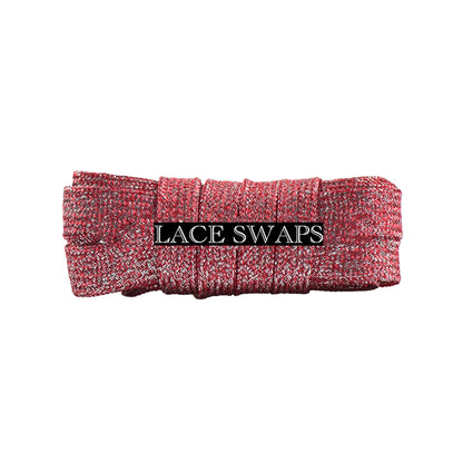 Flat Glitter Wide Shoelaces
