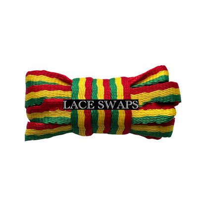 Multicolor Flat Shoelaces