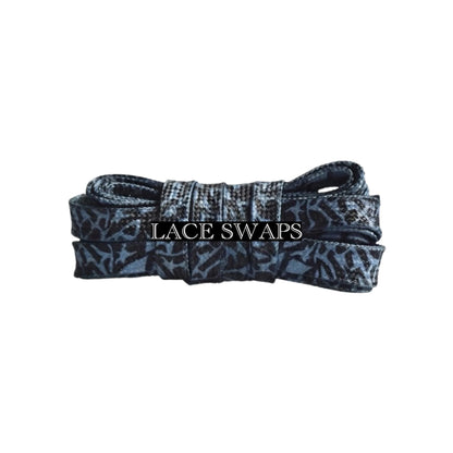 Flat Elephant Print Shoelaces