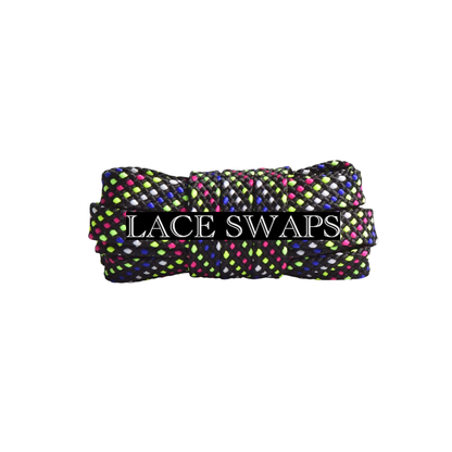 Pattern Flat Double Threaded Shoelaces