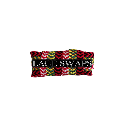 Premium W-Threaded Pattern Wide Flat Shoelaces