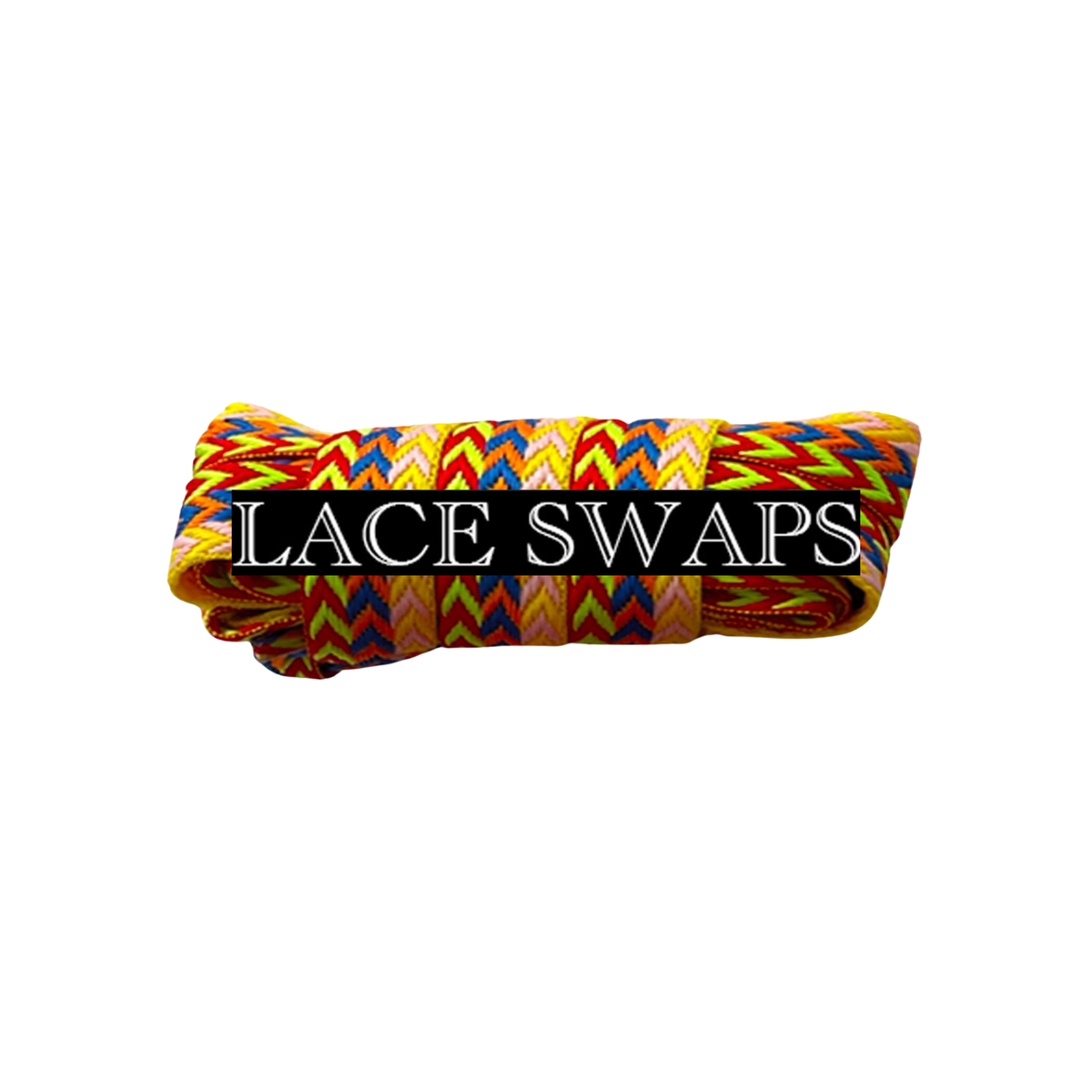 W-Threaded Pattern Premium Double Layer Flat Shoelaces