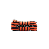 Two Tone Racer Pattern Flat Shoelaces