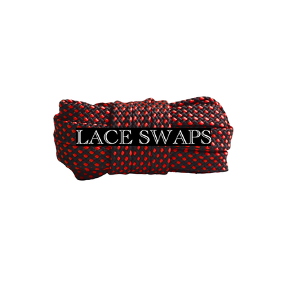Dot Pattern Flat Shoelaces