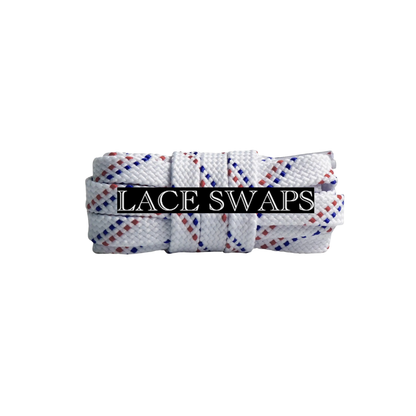 Pattern Flat Double Threaded Shoelaces