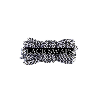 Two Tone Dual Pattern Classic Shoelaces